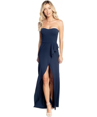 Women's Kai Bodycon Maxi Dress Navy $64.49 Dresses