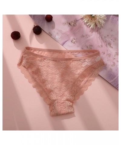 Sexy Panties for Women Underwear Briefs Hipster Panty Bikini Knickers Lace Cotton Plus Size Thong G-String Underpants Pink $6...