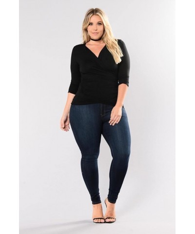 New Plus Size Jeans for Women High Waist Stretch Jeans Casual Denim Pencil Pants Fall Winter Clothing L-5XL X-Large 3 $21.71 ...