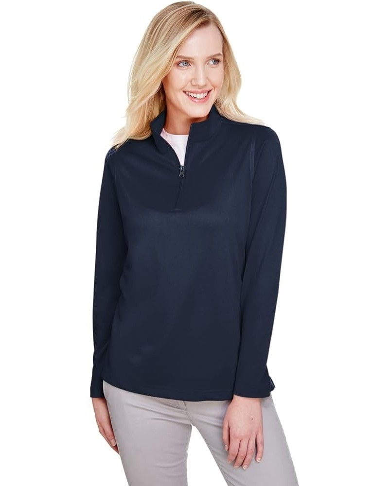 M748W Ladies' Advantage Snag Protection Plus Quarter-Zip Dark Navy $17.41 Shirts