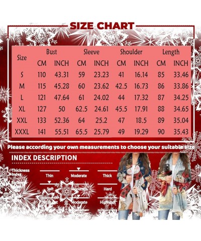 Christmas Cardigan for Women Ugly Long Sweater Cardigan Lightweight Snowflake Xmas Tree Open Front Holiday Cardigans Top D-ve...