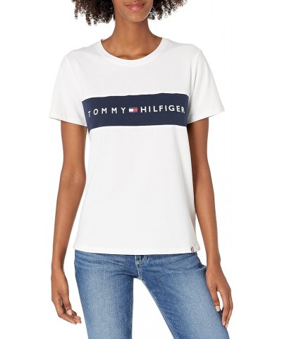 Women's Performance Cotton T-Shirt – Lightweight Graphic Tees White/Navy $17.65 T-Shirts