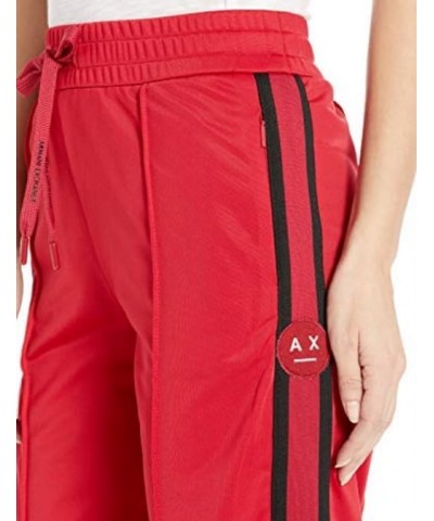 Women's Wide Leg with Stripe Drawstring Trouser Red Shoes $28.04 Pants