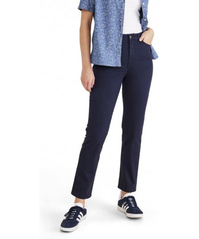 Women's Slim Fit High Rise Jean Cut Pants Navy Blazer $18.75 Jeans