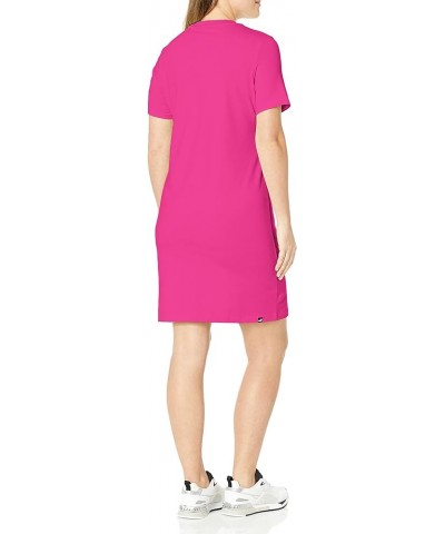 Women's Essentials Slim Tee Dress (Available in Plus Sizes) Festival Fuchsia $16.20 Dresses