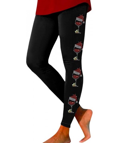 Christmas Leggings for Women 2023 Women's Christmas Leggings 2023 Graphic Printed Skinny Tights Yoga Pants Ma-black $11.02 Le...