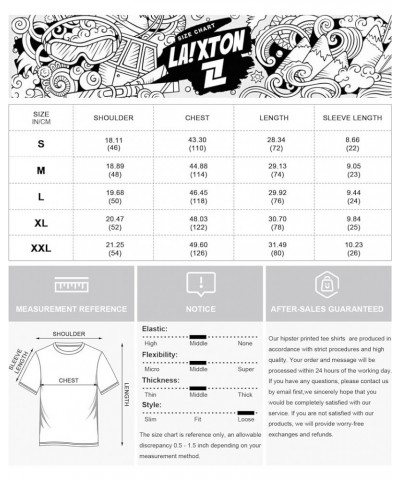 Men's Graphic Oversize Shirt Unisex Streetwear Casual Tunic Tops Loose Harajuku Aesthetic Tee Shirts Black Distortion $17.04 ...