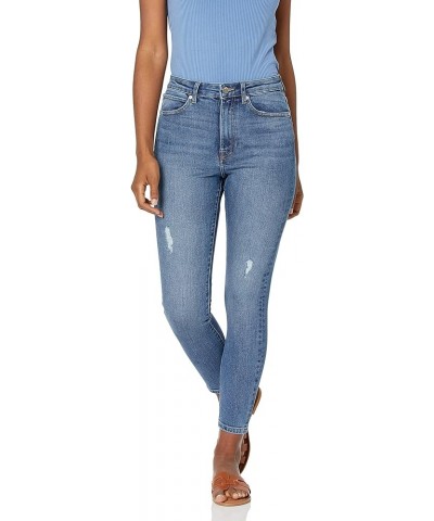 Women's Fairfax High-Rise Ankle Skinny Jean Weekender Blue Vintage Wash $21.49 Jeans