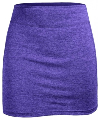 Liner Non-Slip Belt Golf Skorts Skirts for Women with Pocket XS-2XL Purple 2 Non-slip Belt $13.49 Activewear