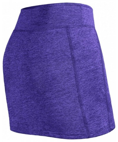 Liner Non-Slip Belt Golf Skorts Skirts for Women with Pocket XS-2XL Purple 2 Non-slip Belt $13.49 Activewear