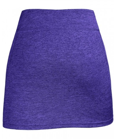 Liner Non-Slip Belt Golf Skorts Skirts for Women with Pocket XS-2XL Purple 2 Non-slip Belt $13.49 Activewear