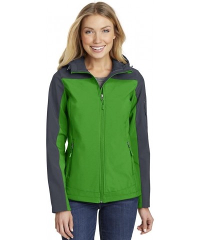 Hooded Soft Shell Jacket (L335) Vine Green/ Battleship Grey $23.43 Jackets