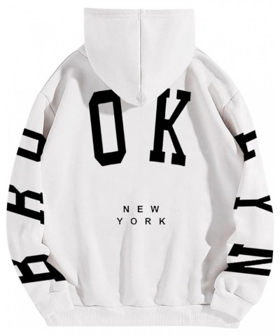 Hoodies for Women Trendy - Women's Fashion Hoodies & Sweatshirts Oversized Hoodie y2k Clothes Fall Pullover Top 2-white $4.99...