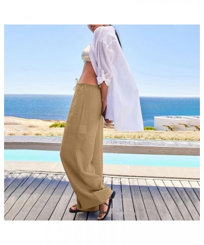 Oversized Wide Leg Sweatpants Women Elastic Drawstring Straight Leg Sweatpants Low Waisted Baggy Lounge Pants Joggers Pocket ...