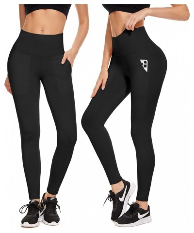 Leggings with Pockets for Women - Yoga Pants with Pockets,Soft High Waist Tummy Control Non See Through Workout Pants Large-X...