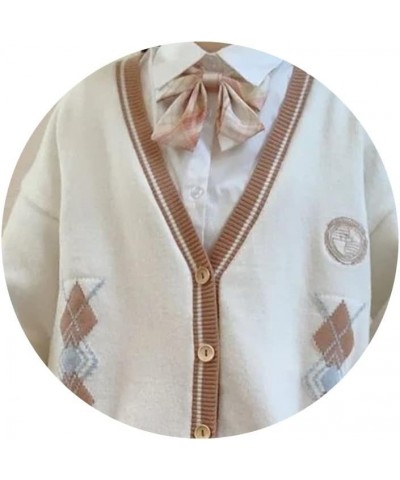 Preppy Aesthetic Clothes for Teen Girls Cute Cardigan Kawaii Cardigan JK Uniform Knit Sweater Cute School Cosplay Sweater B B...