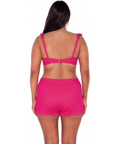 Laguna Swim Short Women's Swimsuit Bottom Begonia Sandbar Rib $37.38 Swimsuits