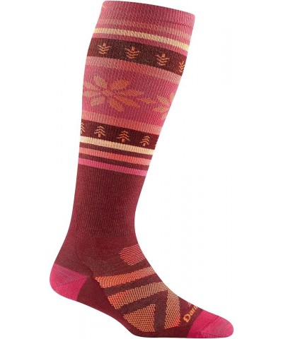 Darn Tough Women's Alpine OTC Lightweight Ski and Snowboard Sock (Style 8021) - Burgundy $17.79 Others