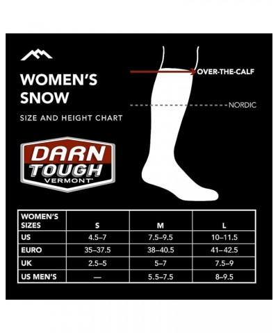 Darn Tough Women's Alpine OTC Lightweight Ski and Snowboard Sock (Style 8021) - Burgundy $17.79 Others