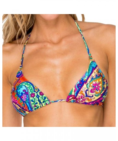 Women's Pachanga Gold Ring Triangle Top Multi $22.52 Swimsuits