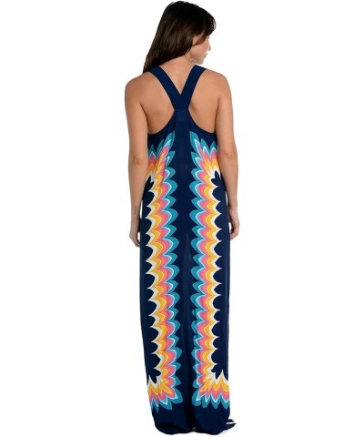 Women's Maxi Dress Swimsuit Cover Up Midnight//New Wave $14.82 Swimsuits