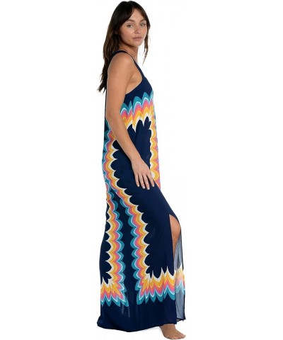 Women's Maxi Dress Swimsuit Cover Up Midnight//New Wave $14.82 Swimsuits