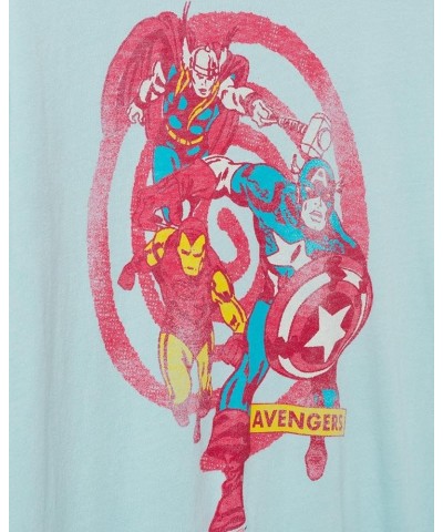 Marvel The Avengers Vintage Tee Aquatic $23.85 T-Shirts