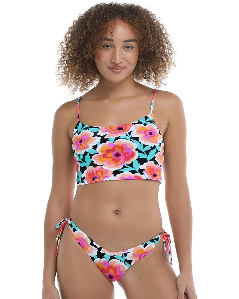 Women's Selena Crop Bikini Top Swimsuit Kensho Floral $8.92 Swimsuits