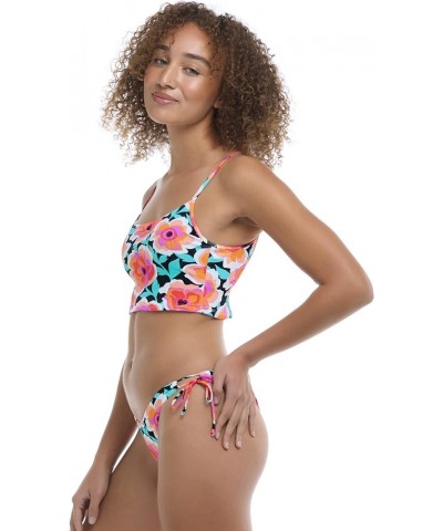 Women's Selena Crop Bikini Top Swimsuit Kensho Floral $8.92 Swimsuits