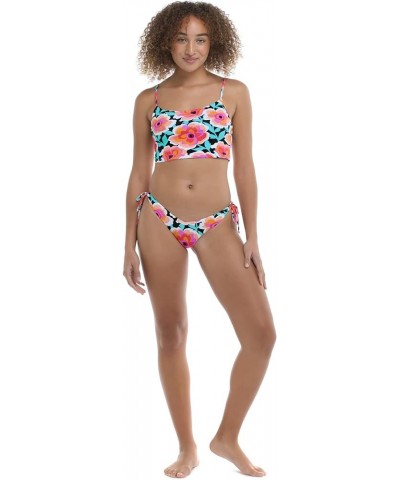 Women's Selena Crop Bikini Top Swimsuit Kensho Floral $8.92 Swimsuits