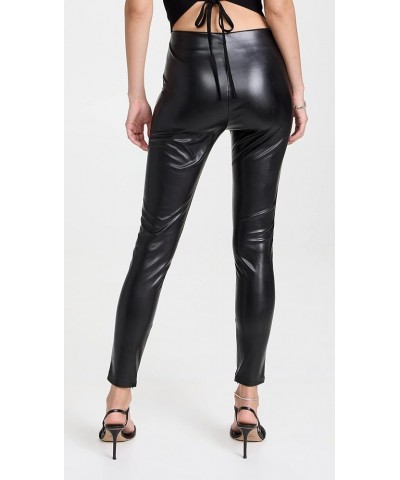 Women's Berdine Faux Leather Leggings Black $60.27 T-Shirts