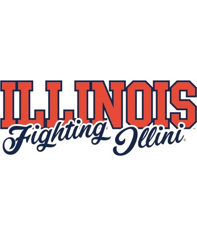 NCAA Fresh Script, Team Color T Shirt, College, University Illinois Fighting Illini White $13.50 T-Shirts