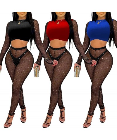 Women's Bodycon Jumpsuits Casual Romper Party Club Outfit Clubwear P Red $18.17 Jumpsuits