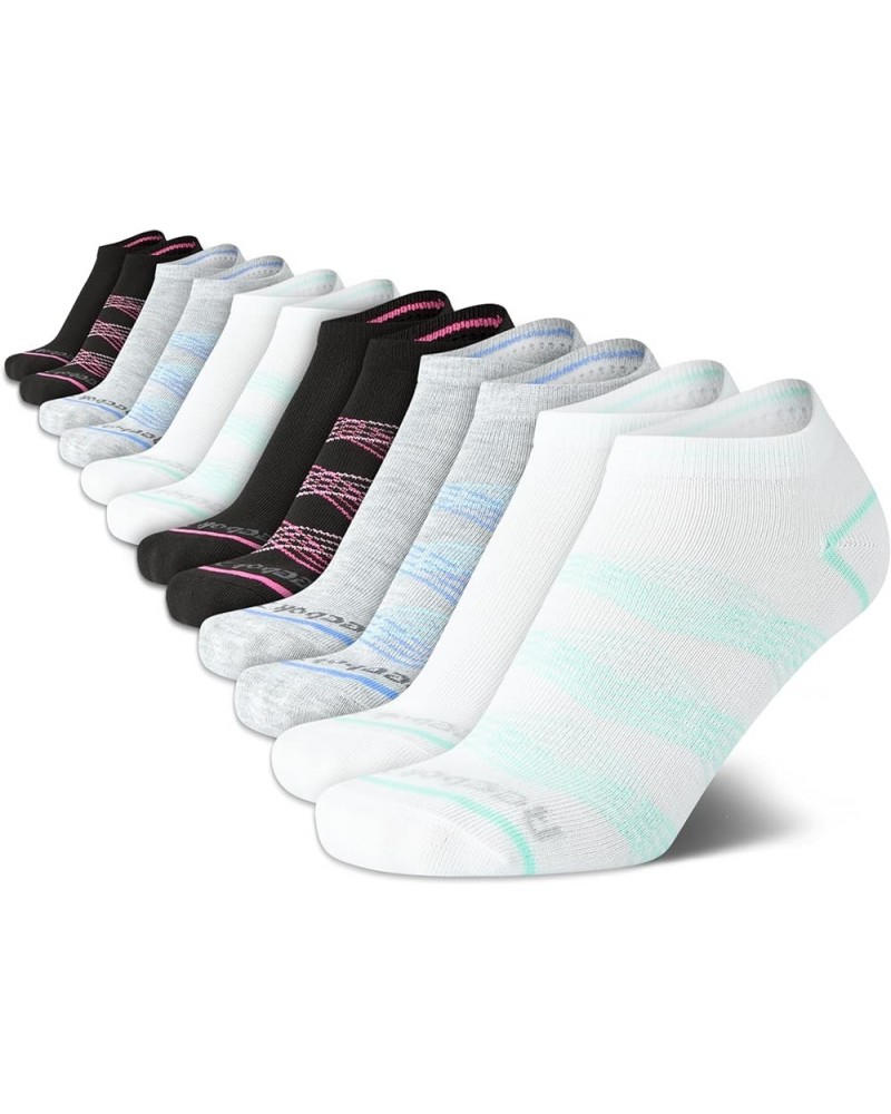 Women's Athletic Socks - Performance Low Cut Socks (12 Pack) Multi Wave $11.04 Activewear