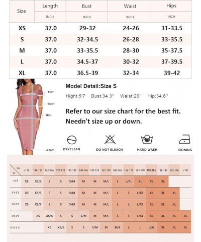 Women's Rayon V Neck Clubwear Party Bodycon Bandage Dress Light Blue $37.24 Dresses