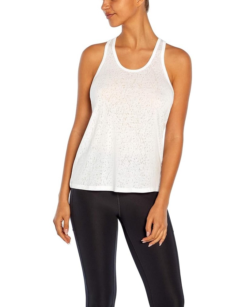 Women's Scrunch Tank Top White $12.08 Tanks