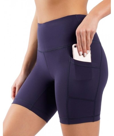 High Waist Squat Proof Side Pocket Biker Shorts - 3.5", 5", 7", 9 Moonlit Ocean 7 $15.92 Activewear