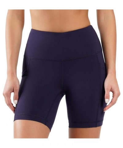 High Waist Squat Proof Side Pocket Biker Shorts - 3.5", 5", 7", 9 Moonlit Ocean 7 $15.92 Activewear