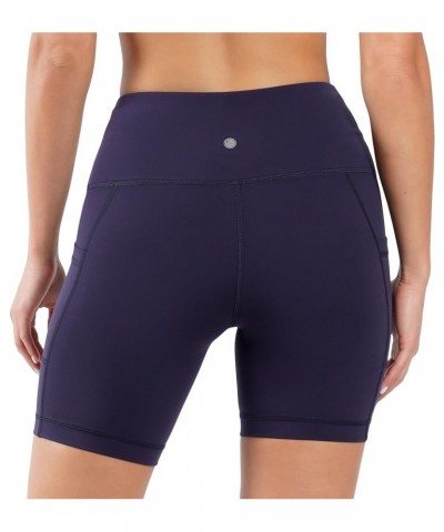 High Waist Squat Proof Side Pocket Biker Shorts - 3.5", 5", 7", 9 Moonlit Ocean 7 $15.92 Activewear