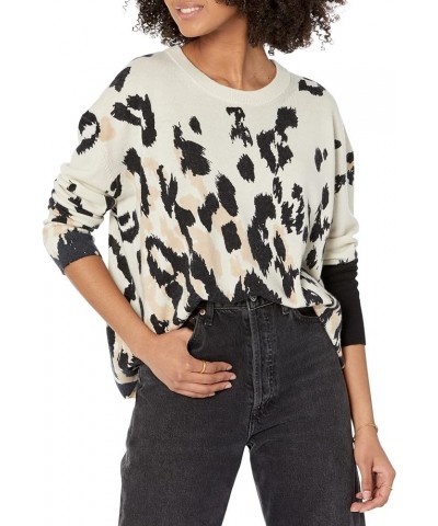 Intarsia Sweater Beige/Black Mix $29.50 Others