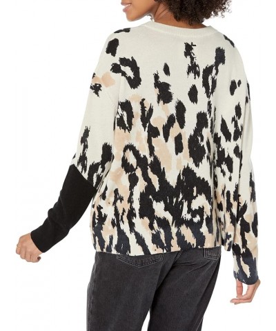 Intarsia Sweater Beige/Black Mix $29.50 Others