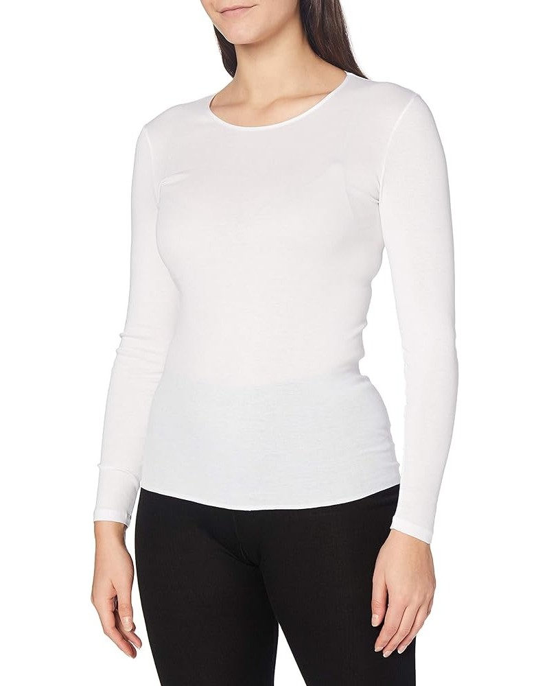 Women's Seamless Long Sleeve Shirt White $36.75 Lingerie