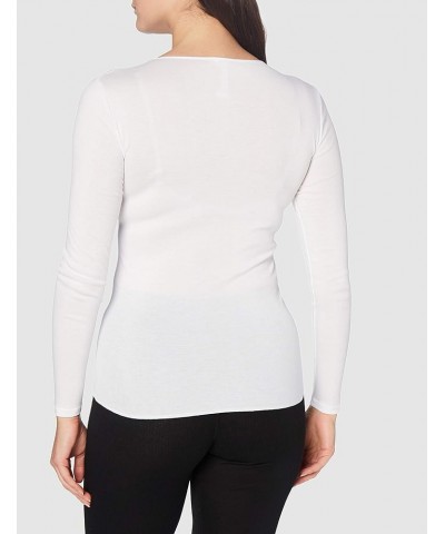 Women's Seamless Long Sleeve Shirt White $36.75 Lingerie