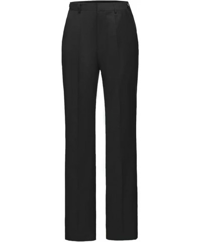 Work Pants Suit for Women 2 Piece Suits Set Business Office Blazer Jacket Long Sleeve Pant Suit Set Black $23.99 Suits