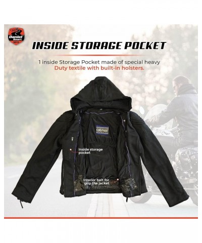 Daniel Smart Women's Jacket – Soft Reinforced Material Motorcycle Jacket with Lightweight Design & Armor Pockets Black $50.52...