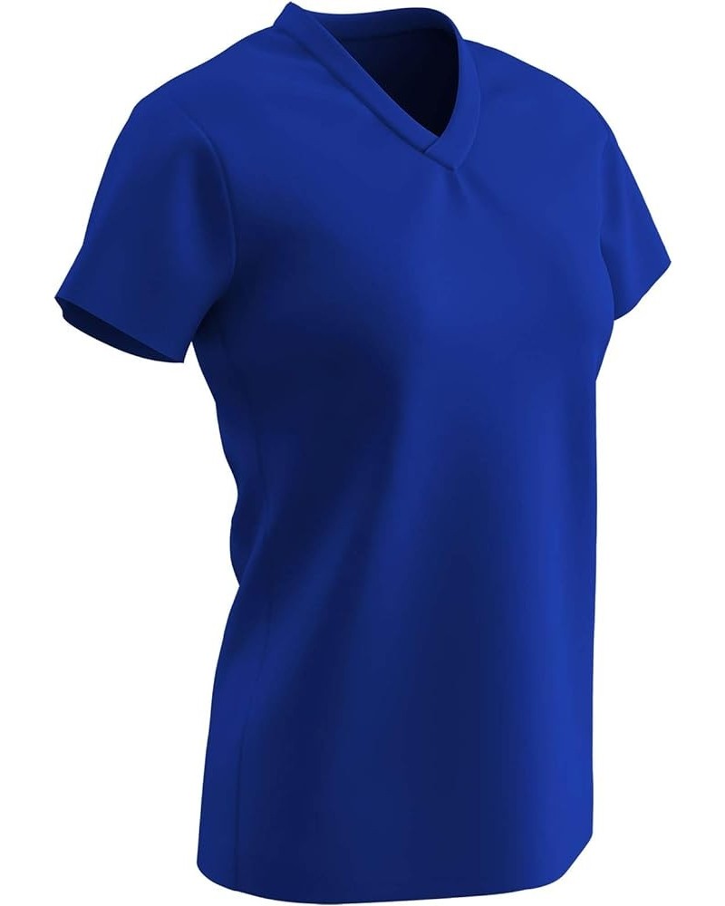 Women's Star Ladies' V-Neck T-Shirt Small Royal $8.41 Jerseys