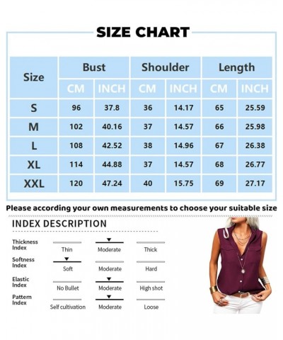 Basic Tank Tops for Women Summer Solid Casual Elegant Tops Sleeveless Collared Tank Tee Spring Button Down Boho Clothe A06-be...