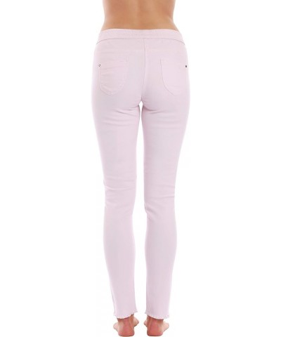 Solid Distress Jeggings for Women Pink $10.50 Leggings