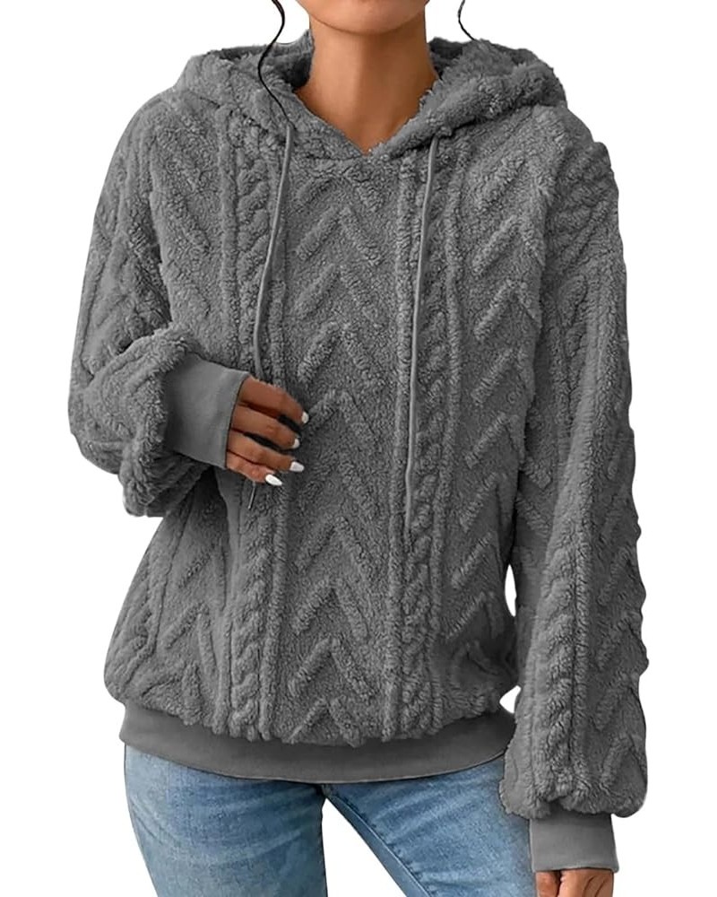 trendy hoodies for women valentines sweatshirt winter plus size work clothing for women lightweight sweater Dark Gray 3 $11.7...