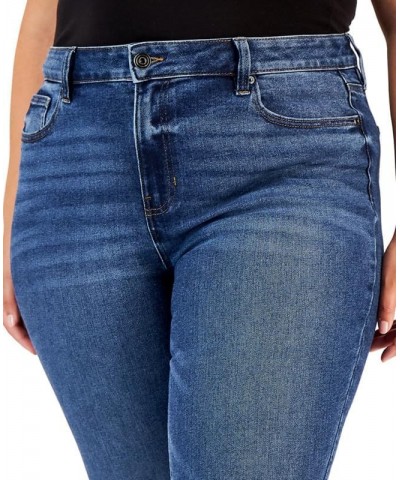 Women's Trendy Plus Size Relaxed Skinny Side-Slit Jeans (Tanager, 20W) $15.17 Jeans